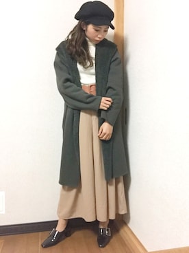 YUKAKO.❥さん（レディース・155cm）の冬コーディネート