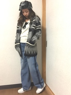 YUKAKO.❥さん（レディース・155cm）の冬コーディネート