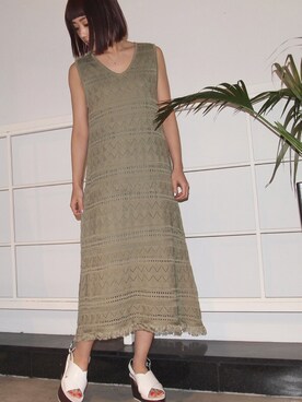 マキシワンピース の人気ファッションコーディネート 髪型 ベリーショートヘアー Wear