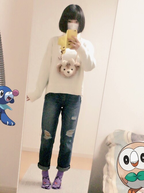 Ramu Guのニット セーターを使ったコーディネート Wear