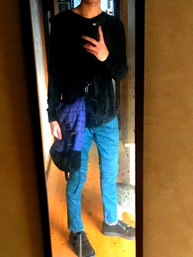 「SHAREEF（シャリーフ）のアイテム（その他トップス）」を使った、こうゆうさん（メンズ・177cm）の秋コーディネート