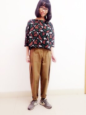 Y少先队员Yさん(レディース・163cm)の秋コーディネート