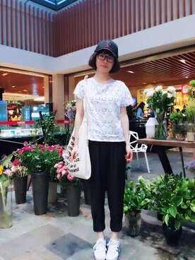 Y少先队员Yさん(レディース・163cm)の夏コーディネート