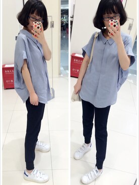 Y少先队员Yさん（レディース・163cm）の夏コーディネート