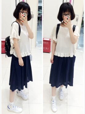 Y少先队员Yさん（レディース・163cm）の夏コーディネート