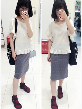 Y少先队员Yさん（レディース・163cm）の春コーディネート