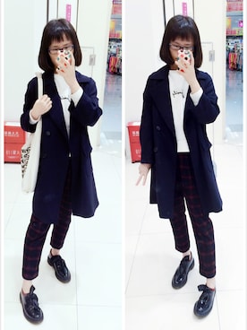 Y少先队员Yさん（レディース・163cm）の秋コーディネート