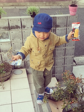 nicomidoさん（キッズ・100cm）の春コーディネート