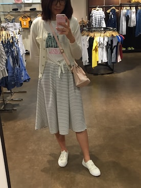 loraさん（レディース・173cm）の春コーディネート