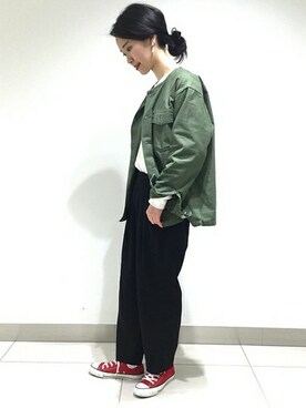 「relume」｜JOURNAL STANDARD relume札幌店スタッフさん（レディース・162cm）の冬コーディネート