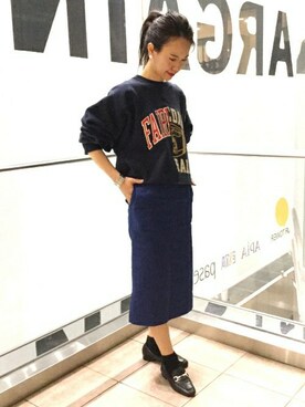 「relume」｜JOURNAL STANDARD relume札幌店スタッフさん（レディース・160cm）の冬コーディネート