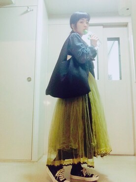 「CONVERSE（コンバース）のCONVERSE コンバース ジャック パーセル / JACK PURCEL（スニーカー）」を使った、帆希さん（レディース・155cm）の秋コーディネート