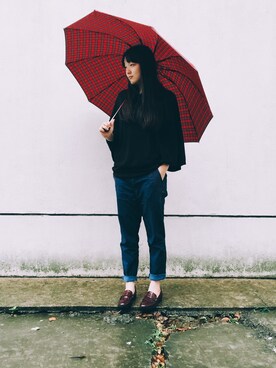 「ZARA（ザラ）のアイテム（その他シューズ、ブラウン系）」を使った、Rakuさん（レディース）の春コーディネート