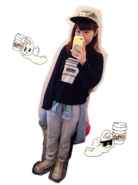 おちゃきさん（レディース・154cm）の春コーディネート