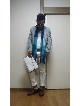 「D&G（ディーアンドジー）のアイテム（腕時計）」を使った、LEOさん（メンズ・173cm）の秋コーディネート
