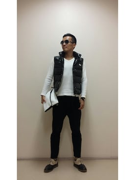 「D&G（ディーアンドジー）のアイテム（腕時計）」を使った、LEOさん（メンズ・173cm）の秋コーディネート