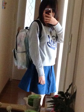 あみごんさん（レディース・154cm）の春コーディネート