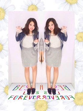 なっちさん（レディース・153cm）の春コーディネート