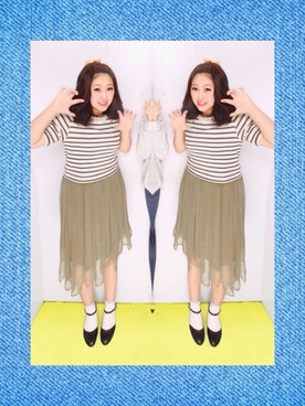 なっちさん（レディース・153cm）の春コーディネート