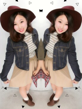 なっちさん(レディース・153cm)の秋コーディネート