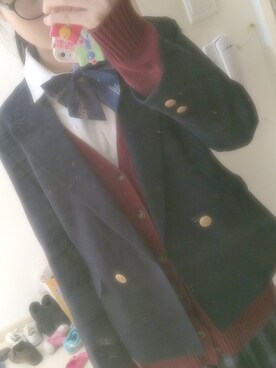 「OLIVE des OLIVE（オリーブデオリーブ）のアイテム（財布/小物）」を使った、yuihanasakiさん（レディース・168cm）の冬コーディネート