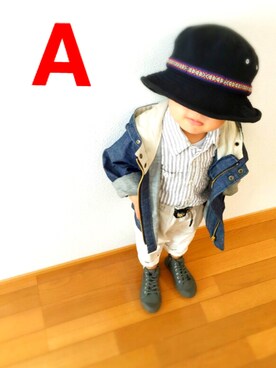Satanさん（キッズ・90cm）の秋コーディネート