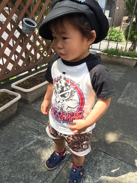 SHO&RYUさん（キッズ・80cm）の夏コーディネート