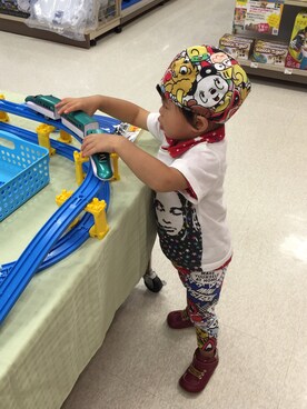 SHO&RYUさん(キッズ・80cm)の秋コーディネート