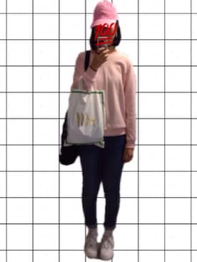 「SPINNS（スピンズ）のアイテム（スウェット、ピンク系）」を使った、ayaさん（レディース・160cm）の秋コーディネート