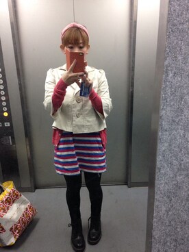 「BOSCH（ボッシュ）のアイテム（その他アウター）」を使った、Yuko★さん（レディース・149cm）の春コーディネート