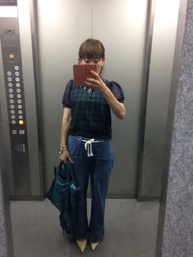 「CASADEI（カサディ）のアイテム」を使った、Yuko★さん（レディース・149cm）の夏コーディネート