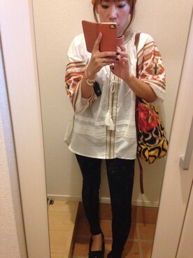 「minsshop（ミンスショップ）のアイテム」を使った、Yuko★さん（レディース・149cm）の秋コーディネート