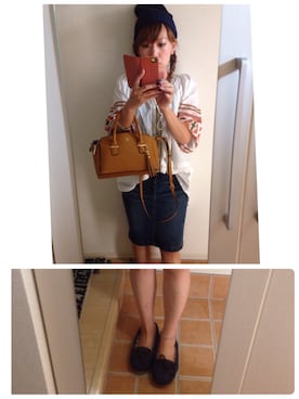 「minsshop（ミンスショップ）のアイテム」を使った、Yuko★さん（レディース・149cm）の秋コーディネート