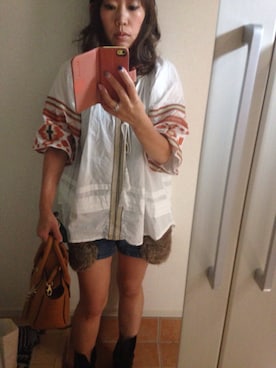 「minsshop（ミンスショップ）のアイテム」を使った、Yuko★さん（レディース・149cm）の秋コーディネート