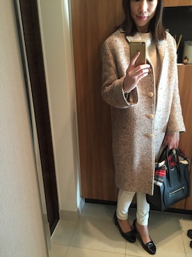 「Acne Studios（アクネストゥディオズ）のアイテム（ダウンジャケット/コート）」を使った、さとこさん（レディース・164cm）の秋コーディネート