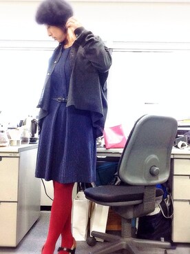 「HISUI（ヒスイ）のアイテム」を使った、naoさん（レディース・164cm）の冬コーディネート