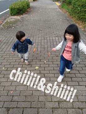 「4歳２ヶ月」｜chiiii＆shiiiiさん（キッズ・100cm）の秋コーディネート