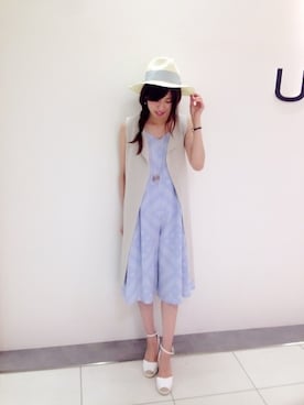 「UNRELISH（アンレリッシュ）のアイテム（つなぎ/オールインワン）」を使った、CHISATOさん（レディース・165cm）の春コーディネート
