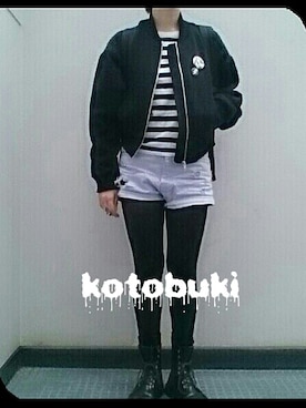 「シャーベットカラー」｜「アイテム（ブルゾン）」を使った、しいなさん（レディース・155cm）の春コーディネート