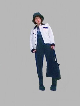 「merry jenny（メリージェニー）のアイテム（デニムジャケット）」を使った、しいなさん（レディース・155cm）の秋コーディネート