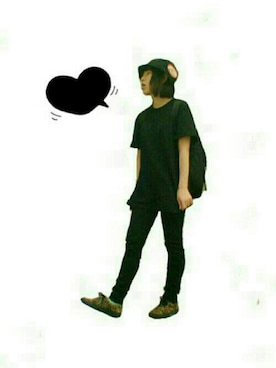 「POINTER BRAND（ポインターブランド）のアイテム（帽子）」を使った、しいなさん（レディース・155cm）の夏コーディネート