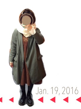 ｸﾆﾐ ﾅﾅｺさん（レディース・159cm）の冬コーディネート