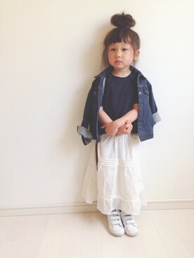 kii_memeさん（キッズ・100cm）の春コーディネート