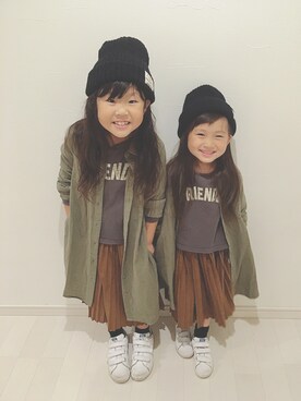 kii_memeさん（キッズ・120cm）の秋コーディネート