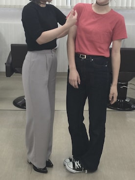 H®︎Kさん（レディース・163cm）の秋コーディネート