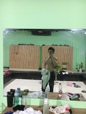 「アイテム（アンサンブル、ホワイト系）」を使った、kakemono さん（メンズ・174cm）の秋コーディネート