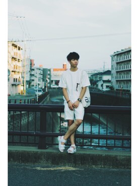 「SASQUATCHfabrix.（サスクワァッチファブリックス）のアイテム」を使った、Baba.Kさん（メンズ・184cm・20代）の秋コーディネート