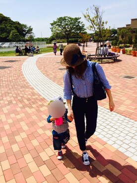 「C.D.S BASIC（シーディーエスベーシック）のアイテム（パンツ）」を使った、ASAさん（レディース・157cm）の春コーディネート