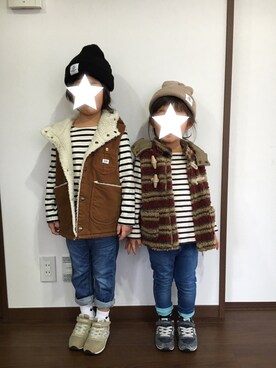 yuuuさん（キッズ・110cm）の春コーディネート