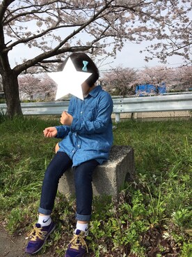 「FITH（フィス）のアイテム（シューズ）」を使った、yuuuさん（キッズ・110cm）の春コーディネート